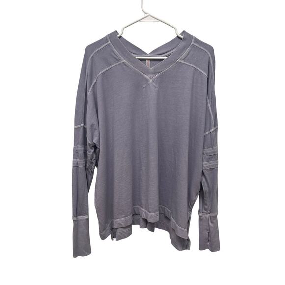 Free People Movement Free People All Star Layer long sleeve purple Small - Picture 1 of 9